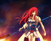 Обои Fairy Tail - Erza Scarlet 176x144