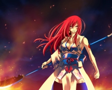 Sfondi Fairy Tail - Erza Scarlet 220x176