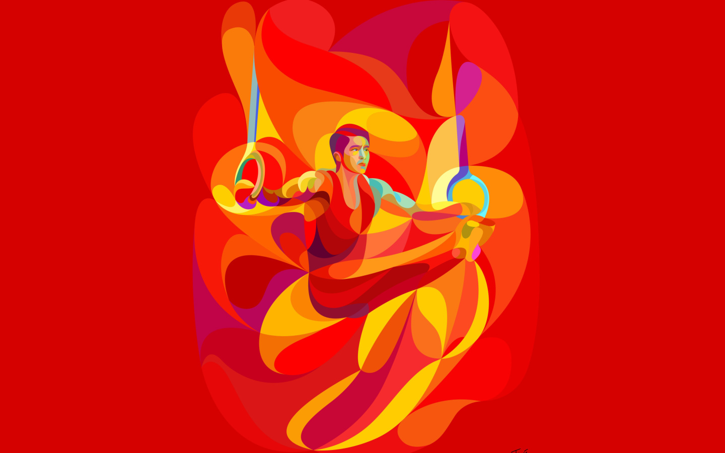 Обои Rio 2016 Olympics Gymnastics 1440x900