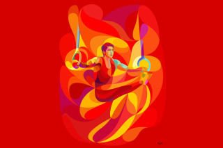 Rio 2016 Olympics Gymnastics - Obrázkek zdarma pro 1152x864