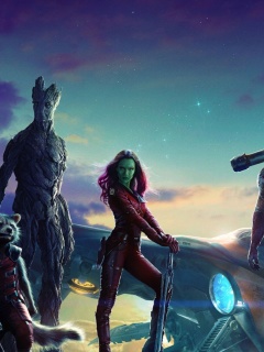 Fondo de pantalla Guardians of the Galaxy 240x320