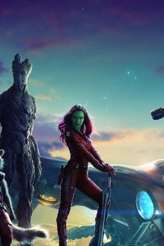 Screenshot №1 pro téma Guardians of the Galaxy 320x480