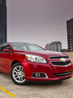 Chevrolet Malibu Red screenshot #1 240x320