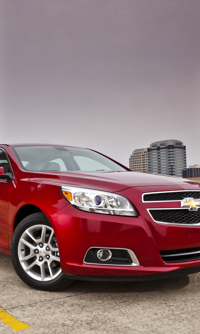 Sfondi Chevrolet Malibu Red 768x1280