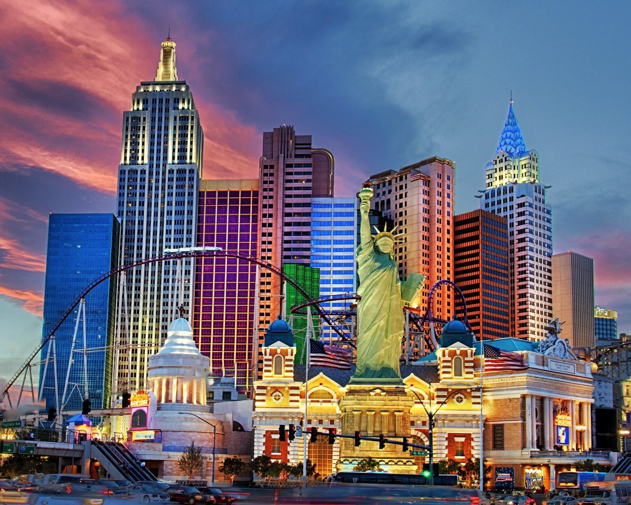Das Las Vegas Hotel Wallpaper 1280x1024