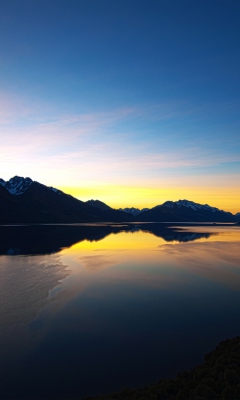 New Zealand Sunset screenshot #1 240x400