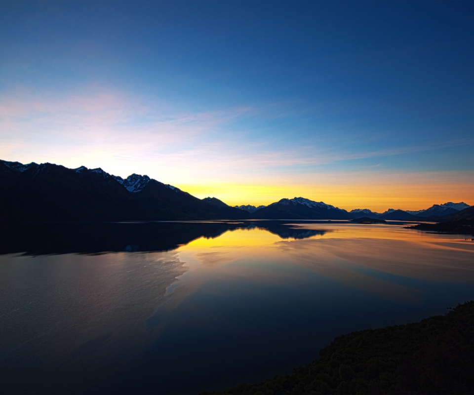 New Zealand Sunset screenshot #1 960x800