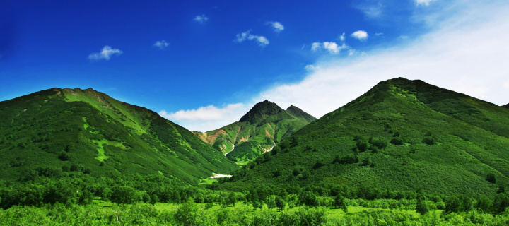 Green Hills wallpaper 720x320