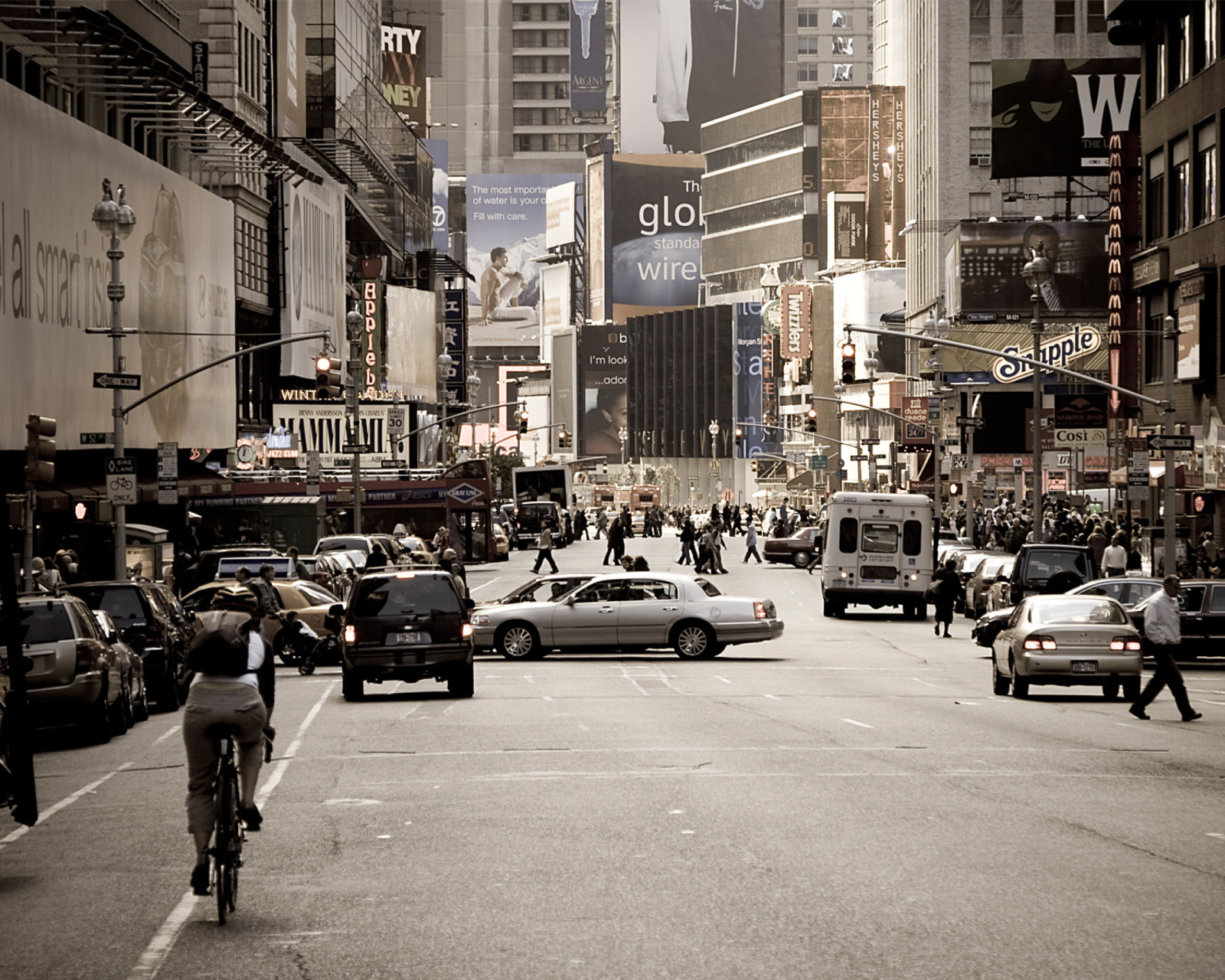 Das New York Traffic Wallpaper 1600x1280