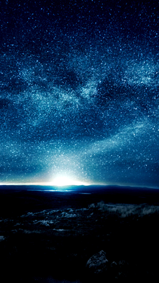 Das Starry Night Wallpaper 640x1136