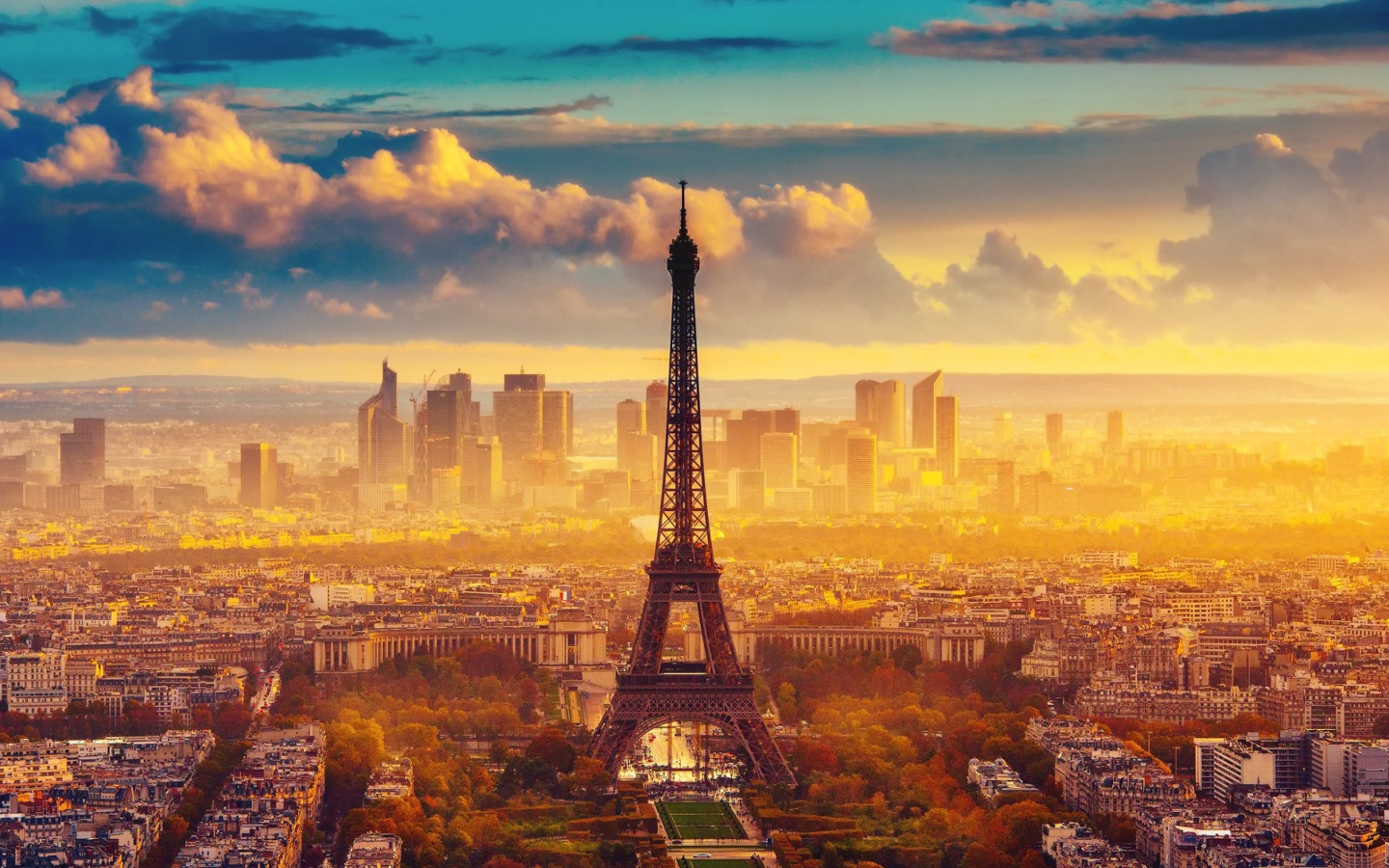 Screenshot №1 pro téma Paris Skyscrapers in La Defense 1440x900