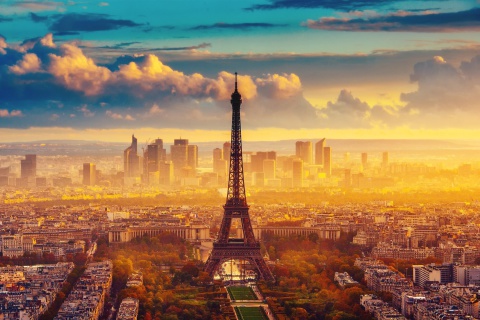 Screenshot №1 pro téma Paris Skyscrapers in La Defense 480x320