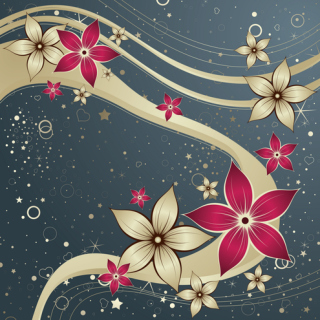 Drawn Flowers sfondi gratuiti per Samsung B159 Hero Plus