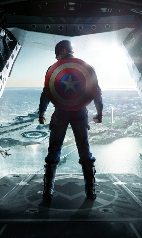 Das Captain America The Winter Soldier Wallpaper 480x800