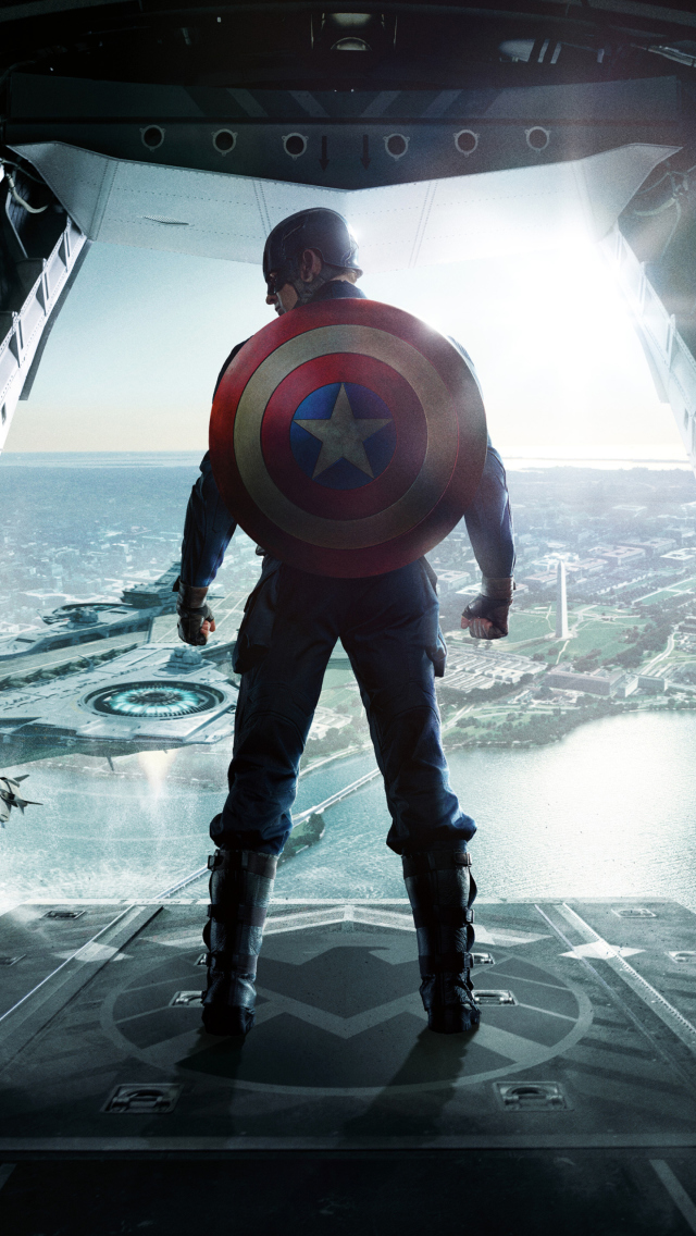 Обои Captain America The Winter Soldier 640x1136