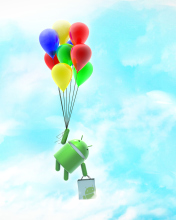 Screenshot №1 pro téma Android Balloon Flight 176x220