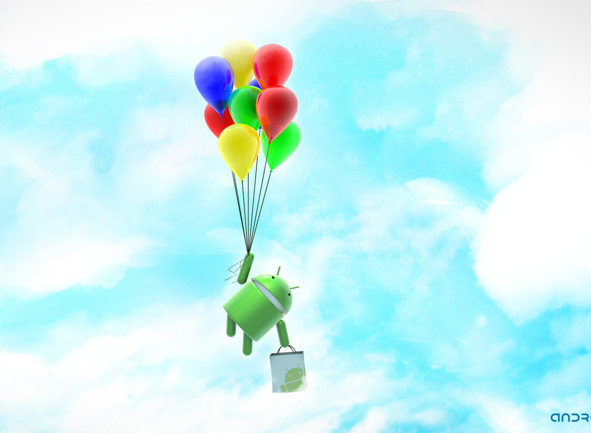 Обои Android Balloon Flight 1920x1408