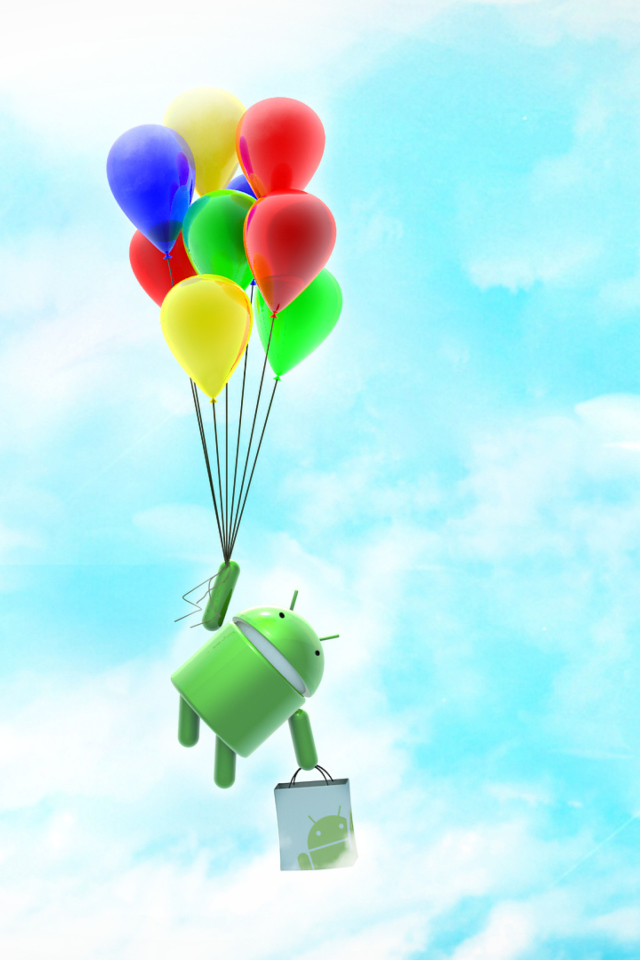 Обои Android Balloon Flight 640x960