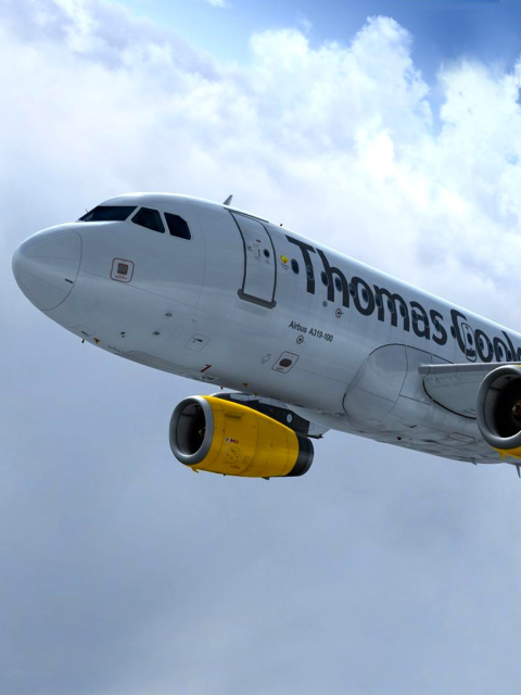 Fondo de pantalla Thomas Cook Airlines 480x640