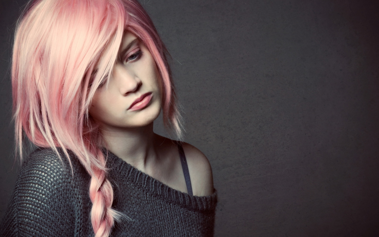 Pink Hair wallpaper 1280x800