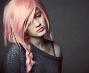Fondo de pantalla Pink Hair 176x144