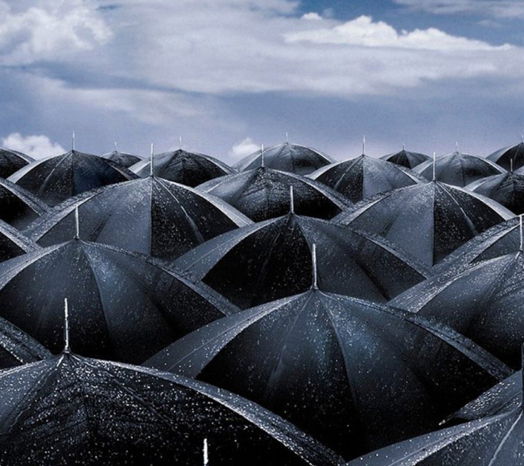 Umbrellas wallpaper 1080x960