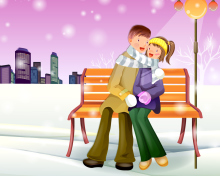 Fondo de pantalla Romantic Winter 220x176