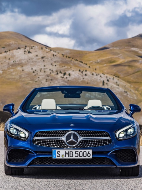Fondo de pantalla Mercedes Benz SL500 480x640