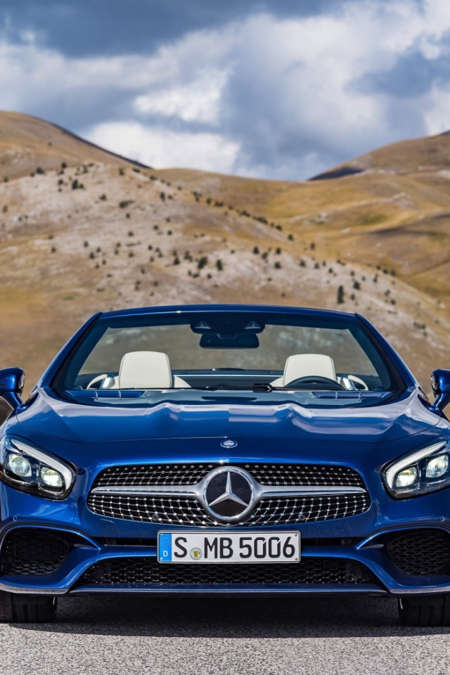 Fondo de pantalla Mercedes Benz SL500 640x960