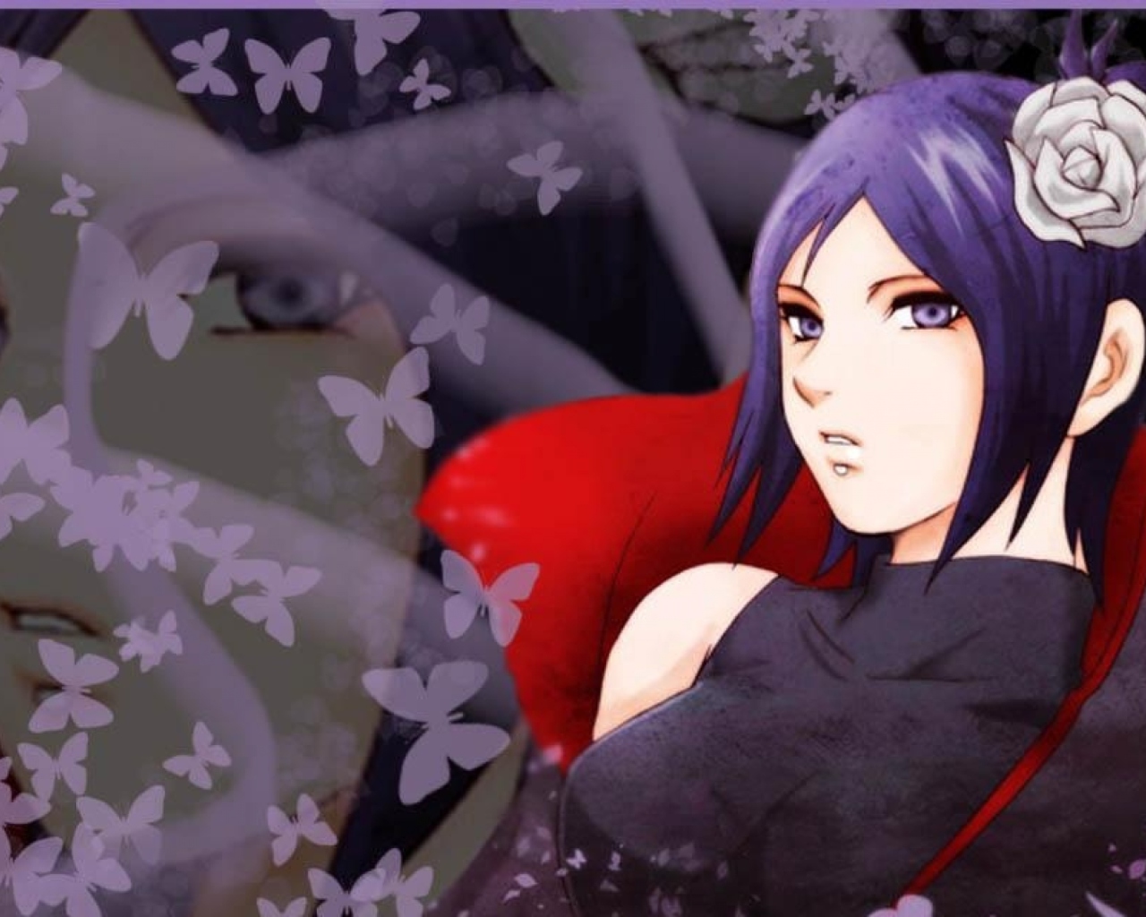 Akatsuki Konan wallpaper 1280x1024