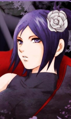 Sfondi Akatsuki Konan 240x400