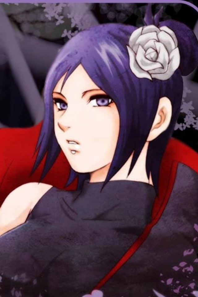 Akatsuki Konan wallpaper 640x960