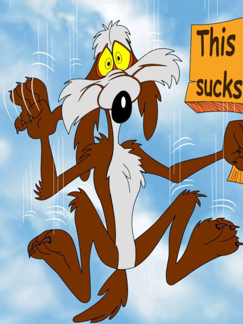 Das Wile E Coyote Wallpaper 480x640