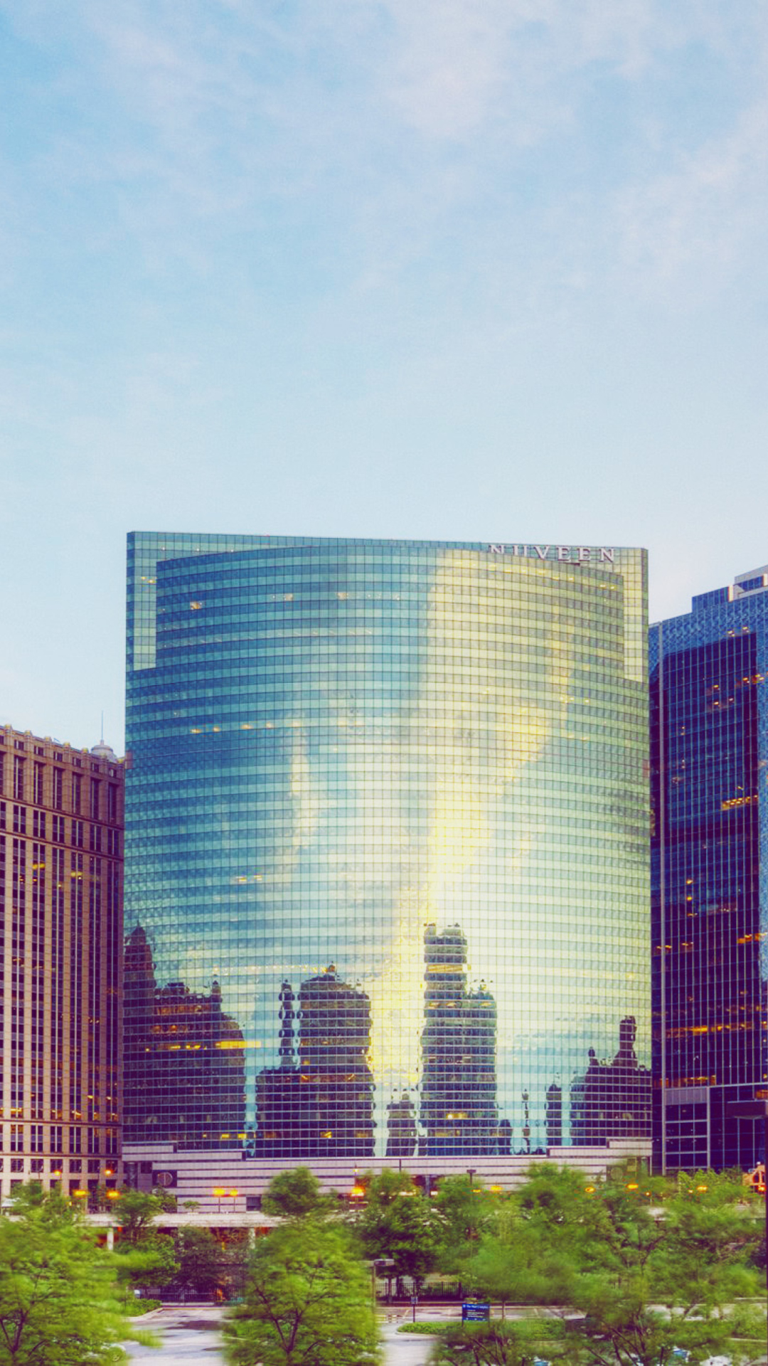 Das Chicago Skyscrappers Wallpaper 1080x1920