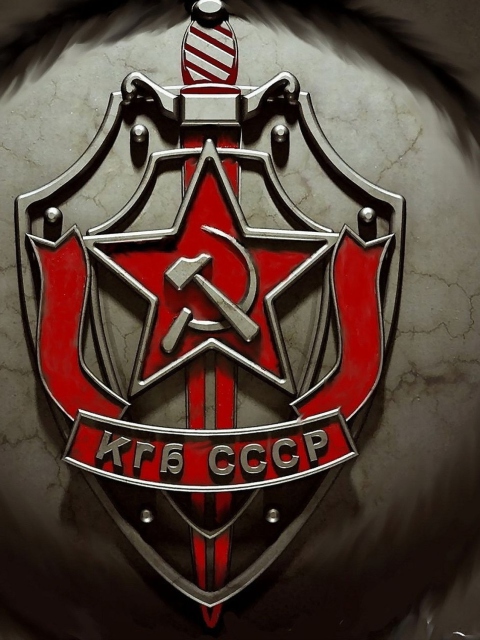Обои KGB - USSR 480x640
