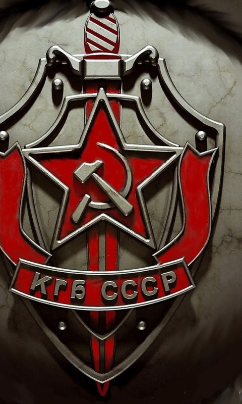 Обои KGB - USSR 480x800