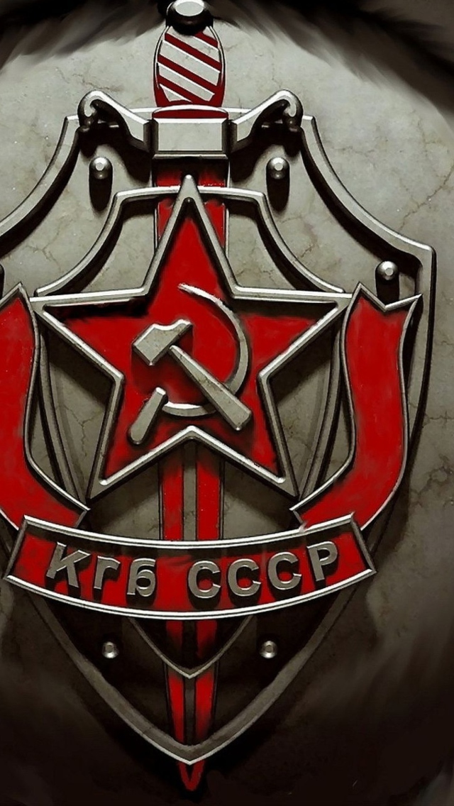 Fondo de pantalla KGB - USSR 640x1136