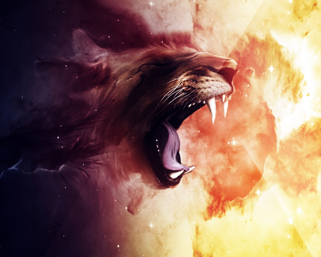 Roaring Lion wallpaper 1280x1024