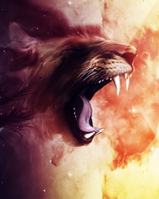 Roaring Lion wallpaper 176x220