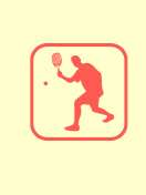 Обои Squash Game Logo 132x176