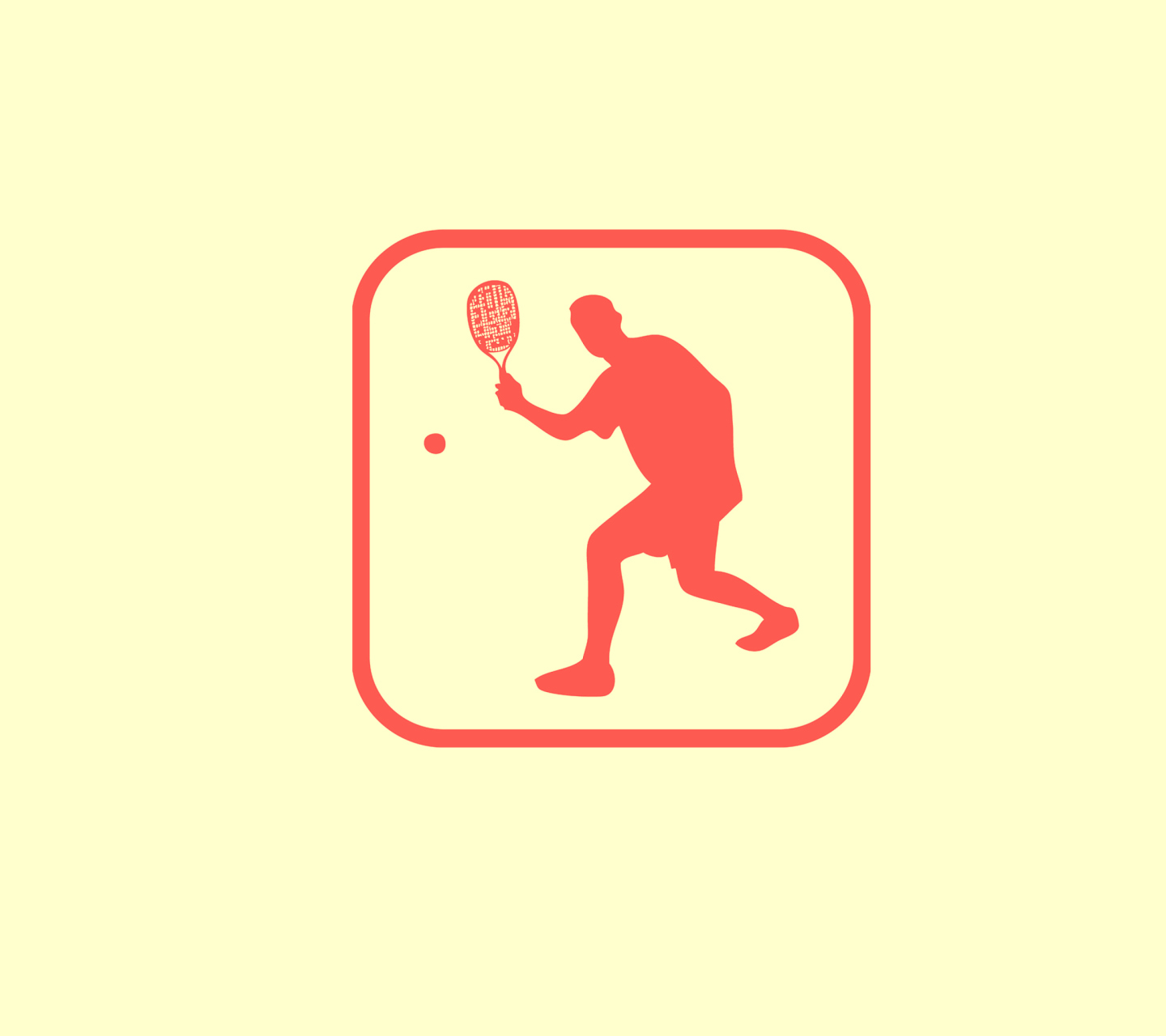Das Squash Game Logo Wallpaper 1440x1280