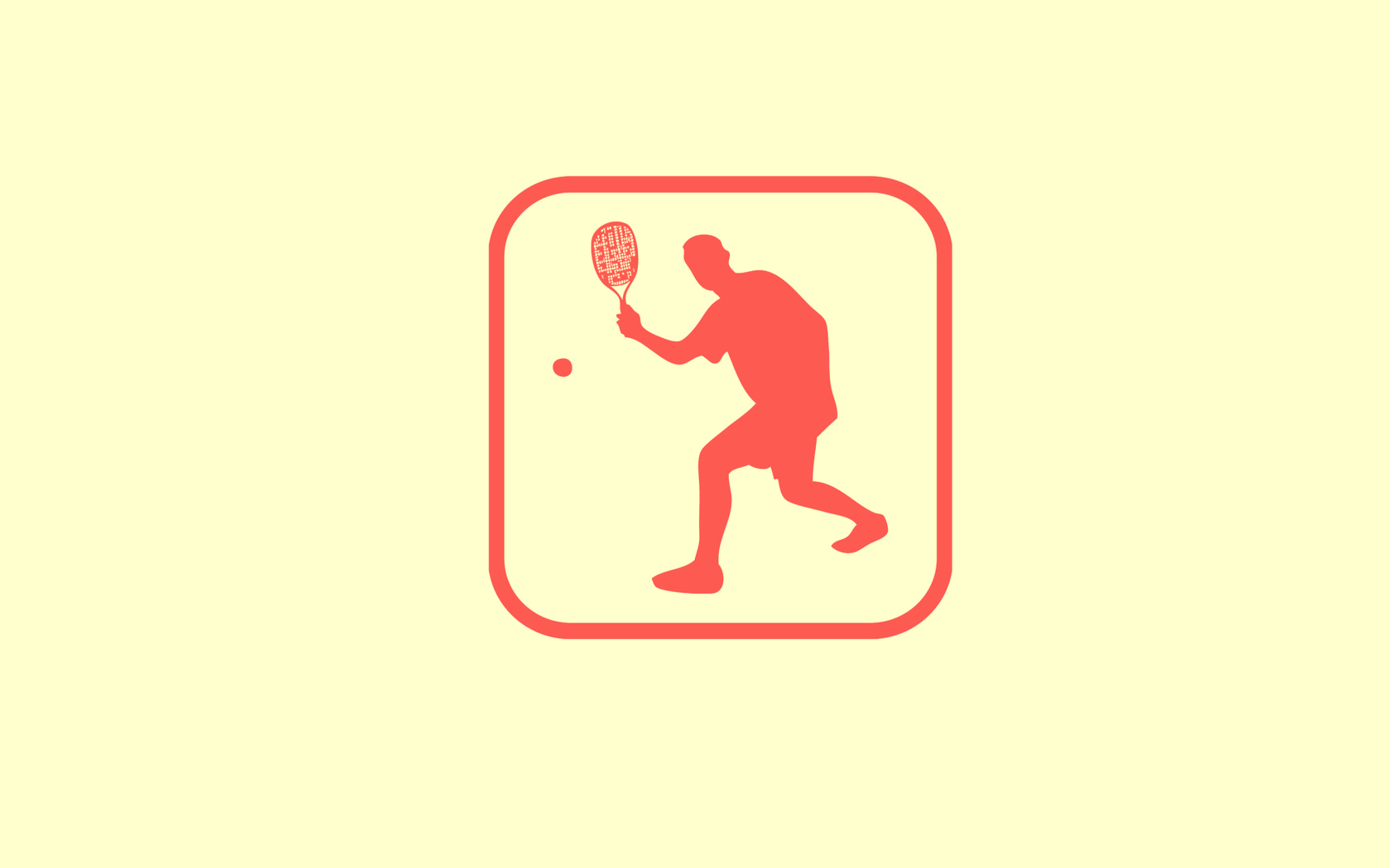 Das Squash Game Logo Wallpaper 1680x1050