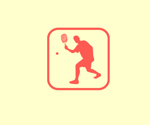 Das Squash Game Logo Wallpaper 480x400