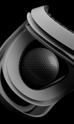 Black & White Ball screenshot #1 240x400