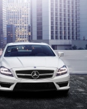 Sfondi White Mercedes Benz Cls 128x160