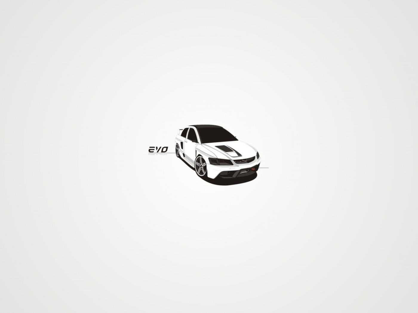 Das EVO Lancer Wallpaper 1400x1050