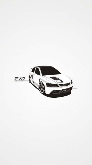 Das EVO Lancer Wallpaper 360x640