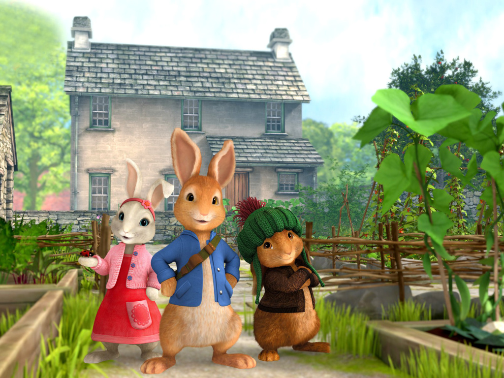 Peter Rabbit wallpaper 1024x768