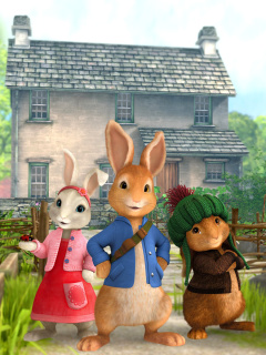 Screenshot №1 pro téma Peter Rabbit 240x320