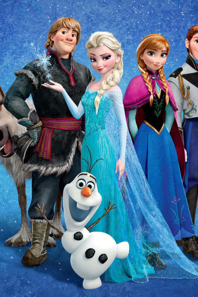 Sfondi Frozen - Walt Disney Animation 640x960